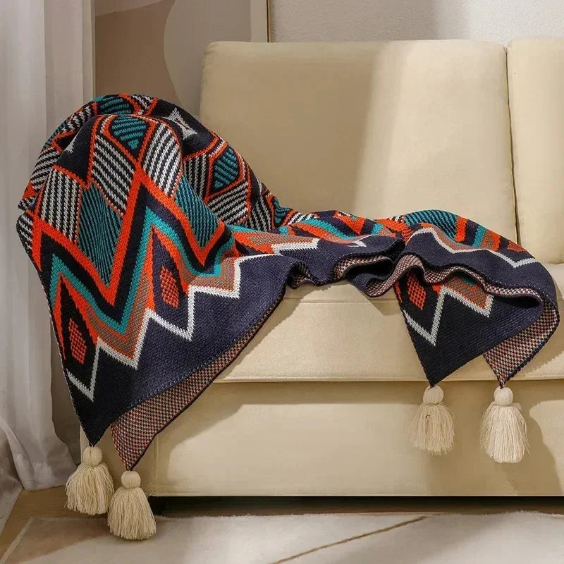 Melndia Bohemian Alfesa Throw Blanket