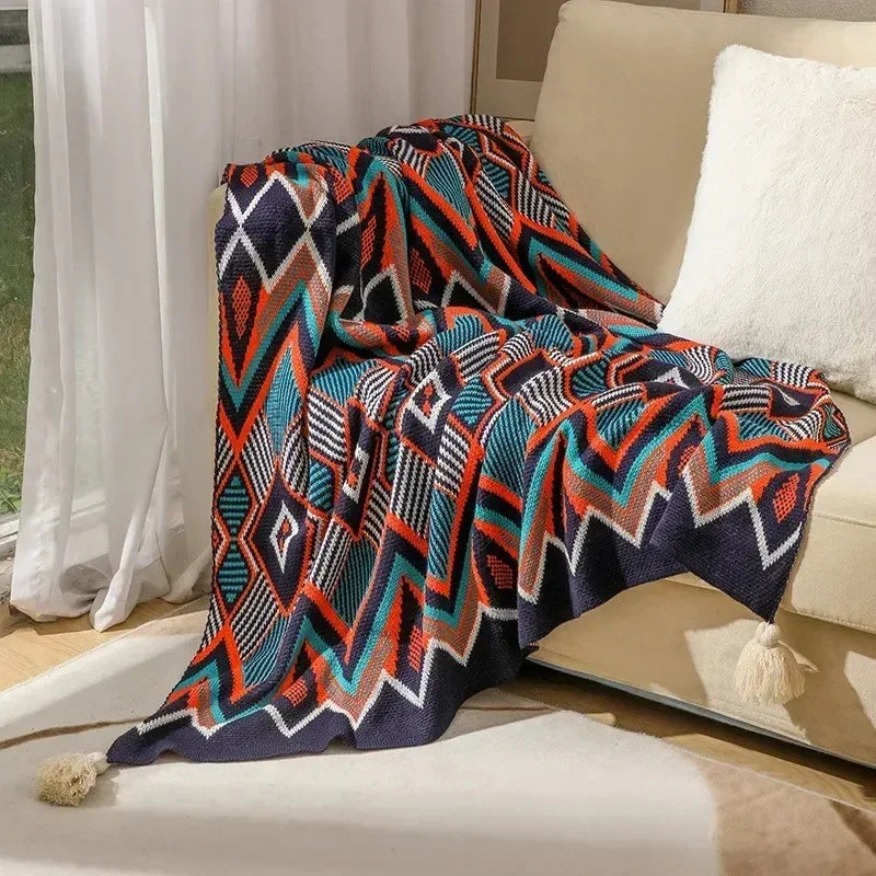 Melndia Bohemian Alfesa Throw Blanket