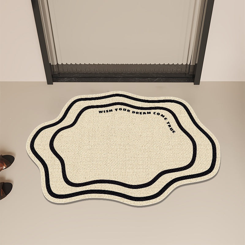 Modern Abstract Contoured Floor Mat | TheKanta