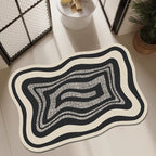 Modern Abstract Contoured Floor Mat | TheKanta