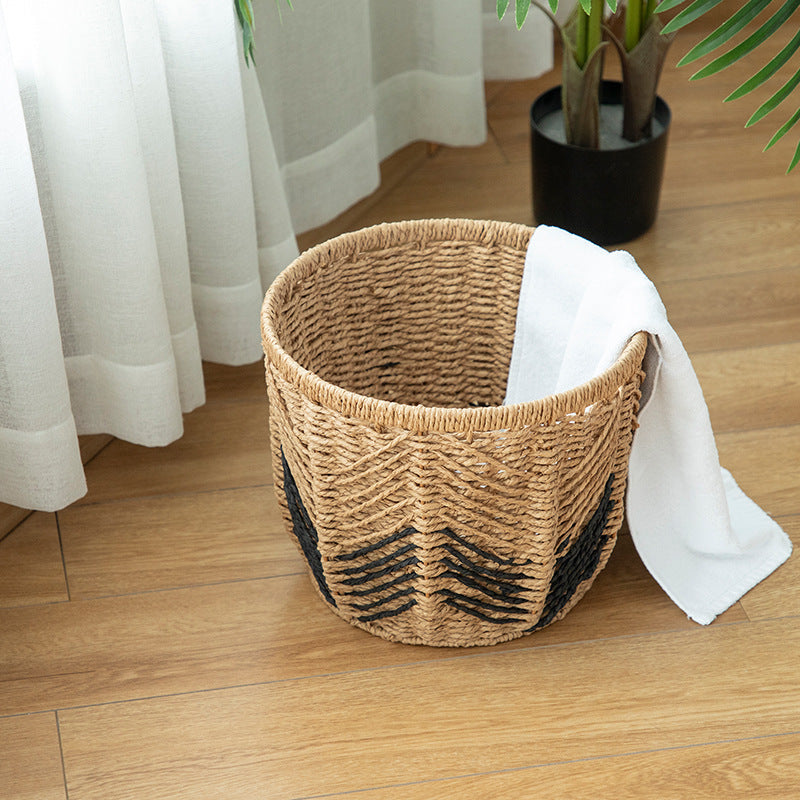 Modern Storage Basket with Geometric Design | TheKanta
