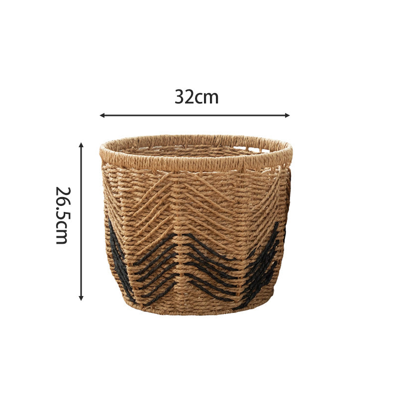Modern Storage Basket with Geometric Design | TheKanta