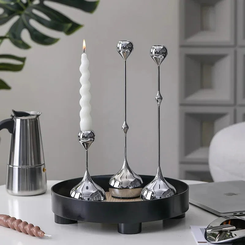 Mosswick Metal Candle Holder