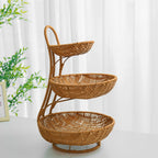 Multi-Tiered Wicker Display Stand | TheKanta