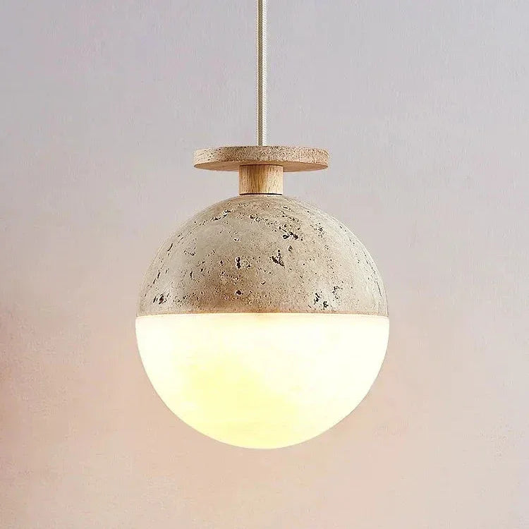 Nellyra Travertine Pendant Lamp