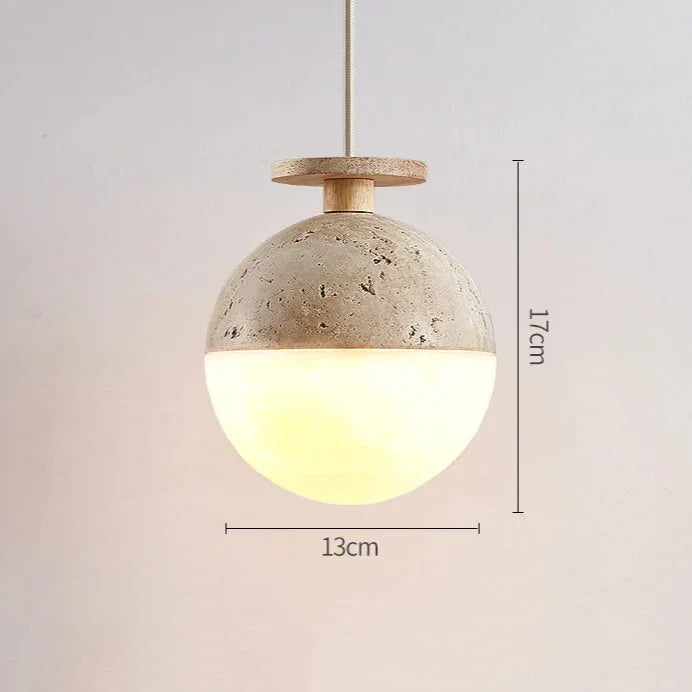 Nellyra Travertine Pendant Lamp