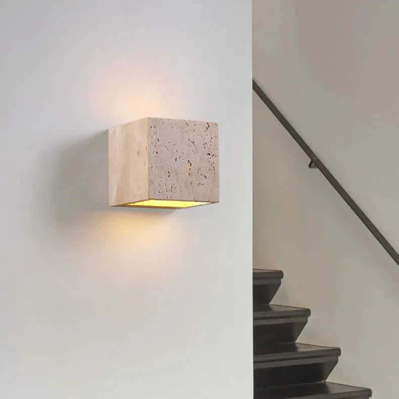 Olnova Travertine Wall Lamp