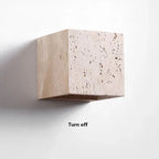 Olnova Travertine Wall Lamp