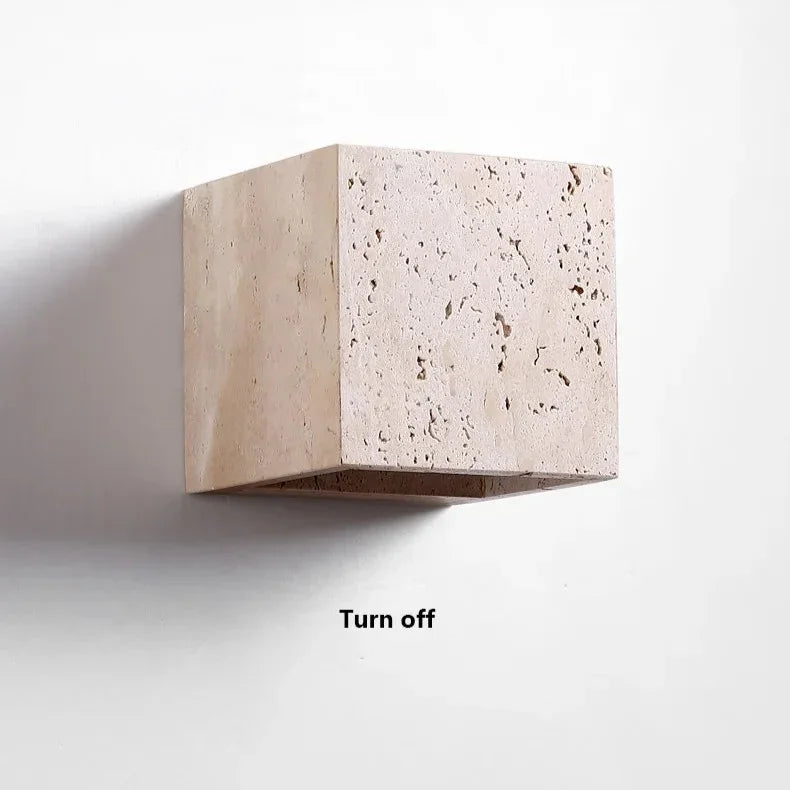 Olnova Travertine Wall Lamp
