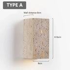 Olnova Travertine Wall Lamp
