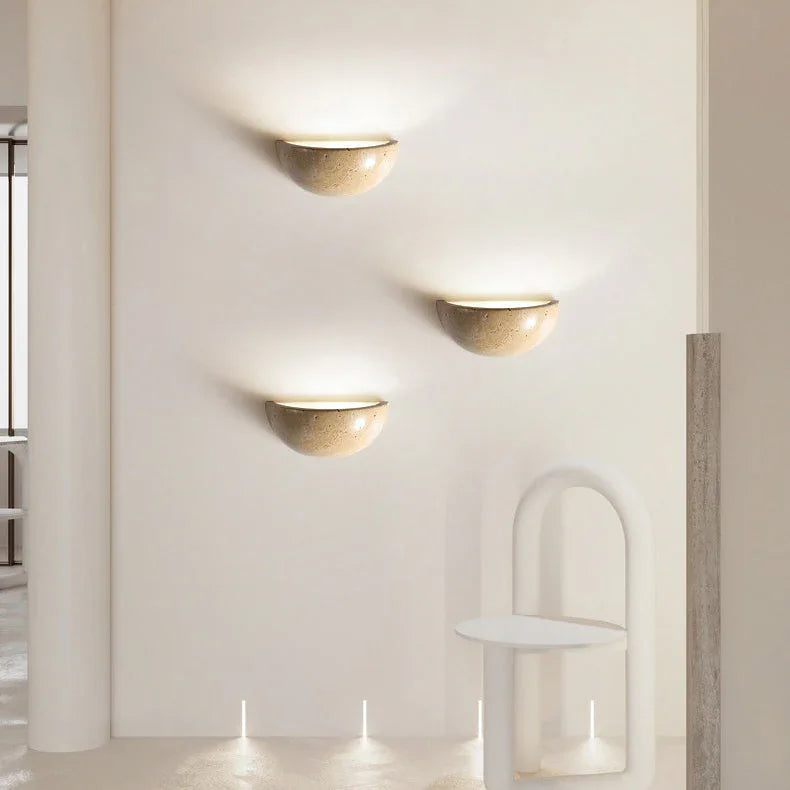 Olstirra Travertine Wall Lamp