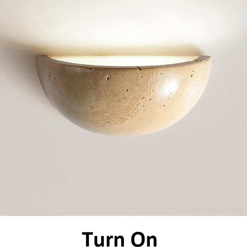 Olstirra Travertine Wall Lamp