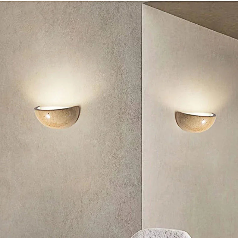 Olstirra Travertine Wall Lamp