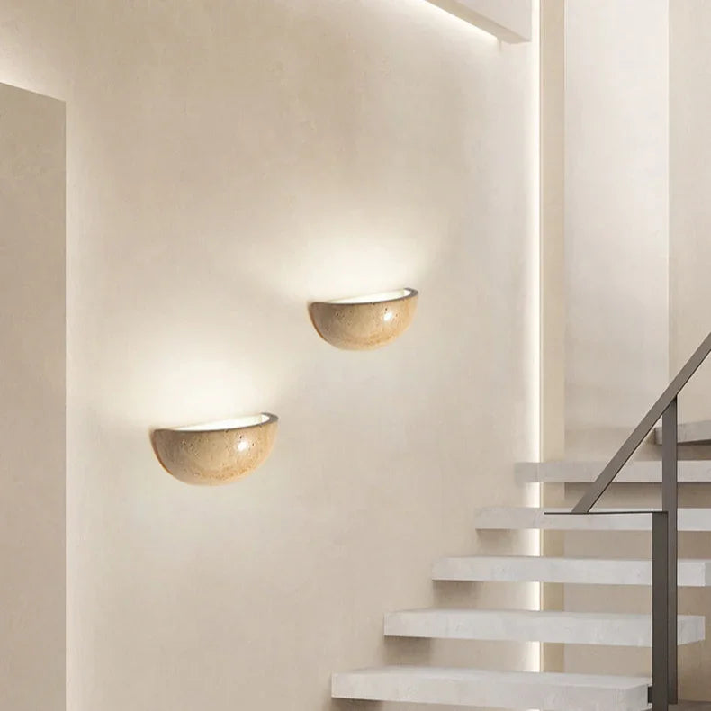 Olstirra Travertine Wall Lamp