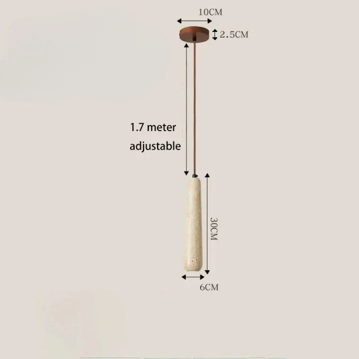 Otterhaven Travertine Pendant Lamp