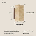 Pellynta Travertine Wall Lamp
