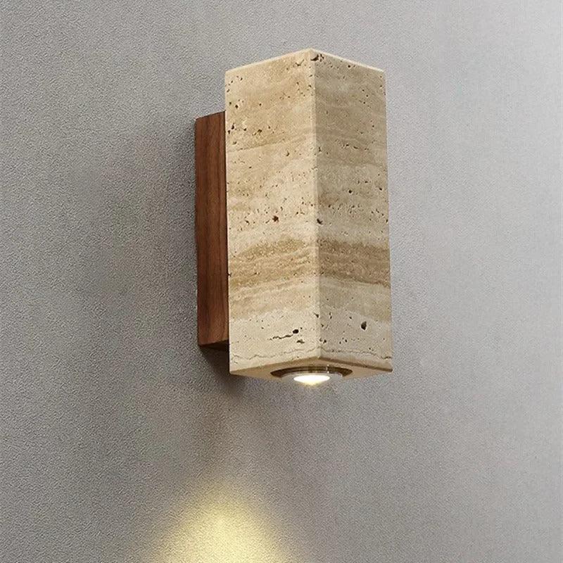 Pellynta Travertine Wall Lamp