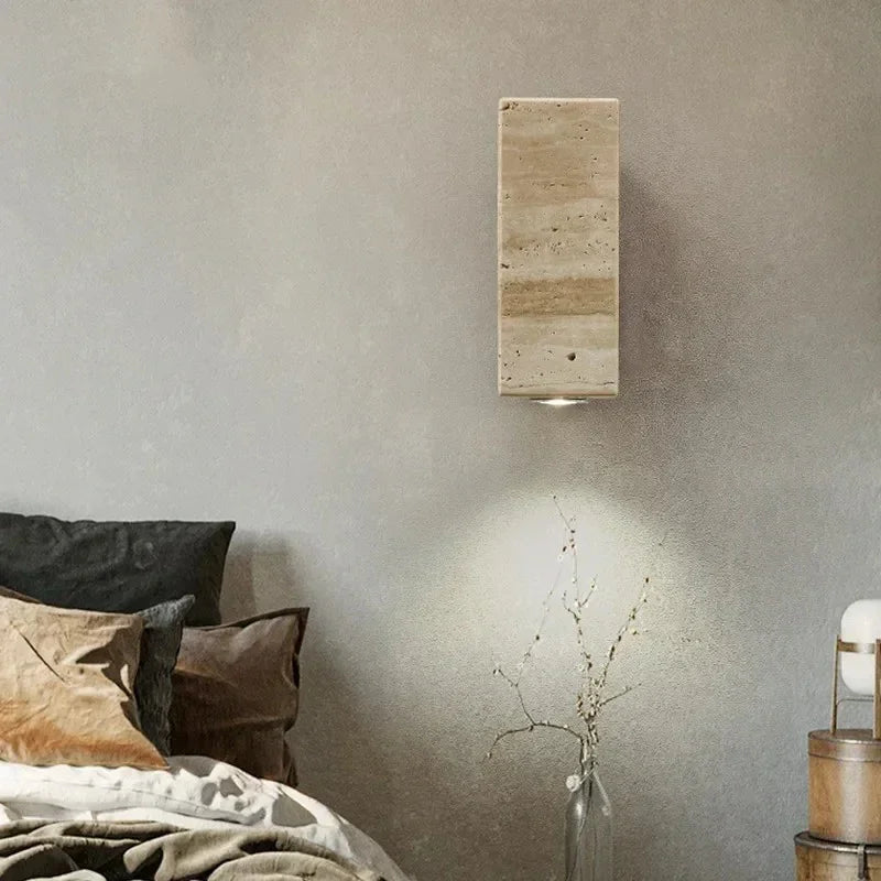 Pellynta Travertine Wall Lamp