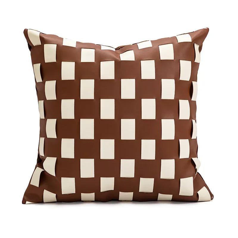 Pelvova Leather Cushion Cover Collection By Heldando
