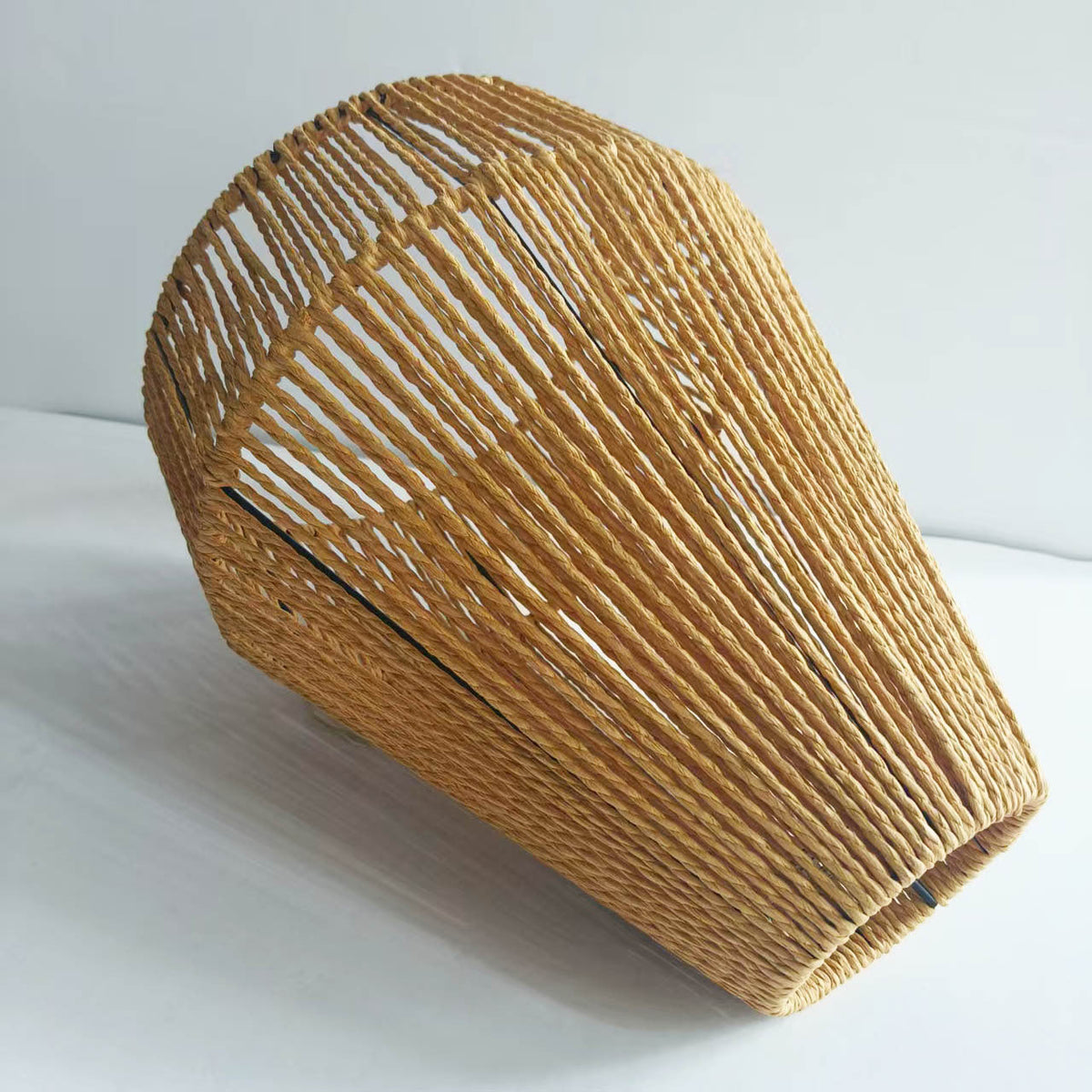 Pendant Light Beige Woven Natural Fiber | TheKanta