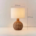 Perara Sabi Table Lamp - Rattan
