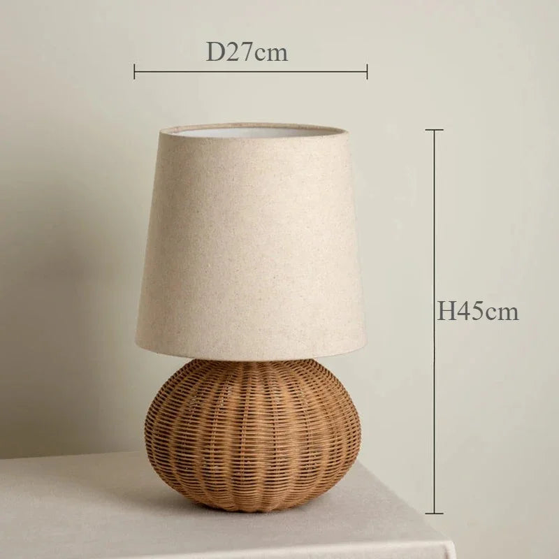 Perara Sabi Table Lamp - Rattan