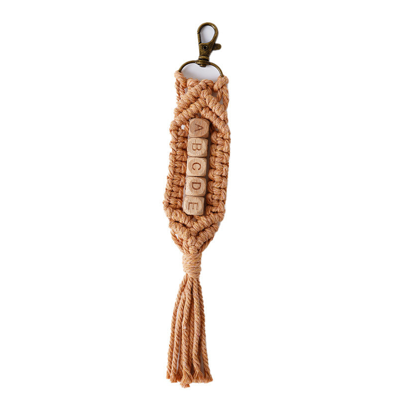 Personalized Macrame Keychain Holder | TheKanta