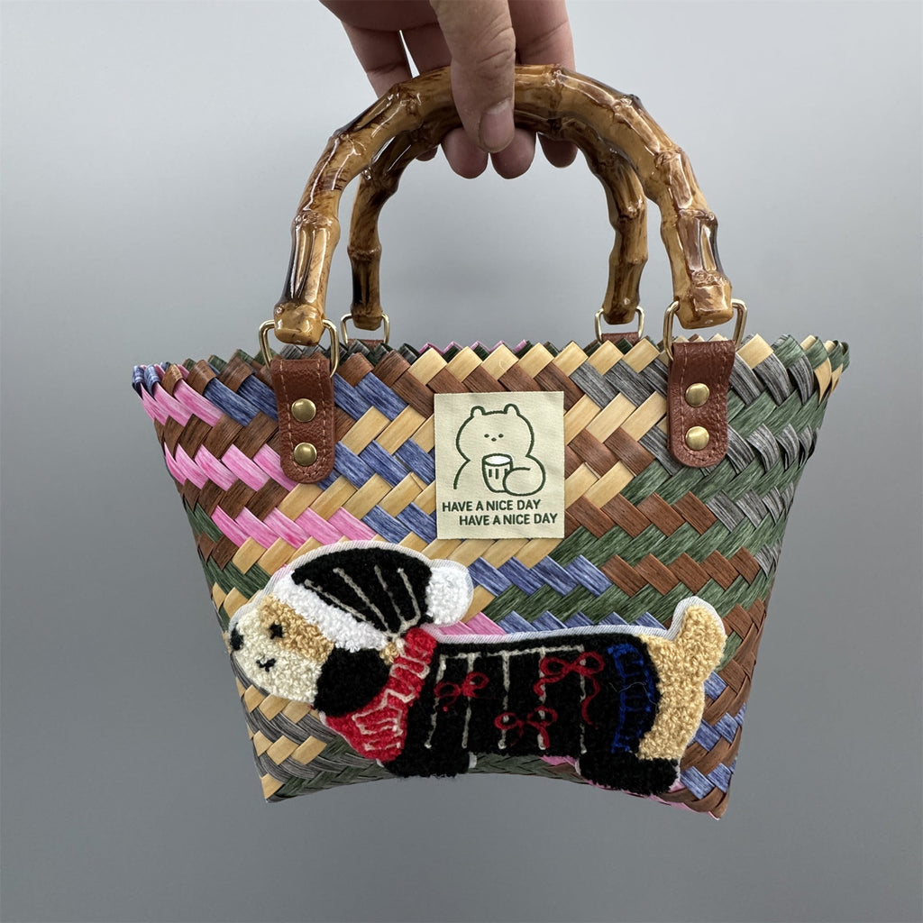 Playful and Handmade Basket Bag | TheKanta