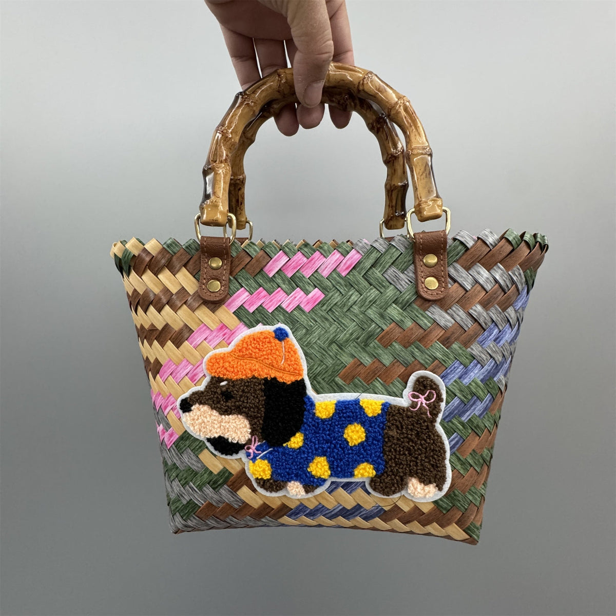 Playful and Handmade Basket Bag | TheKanta