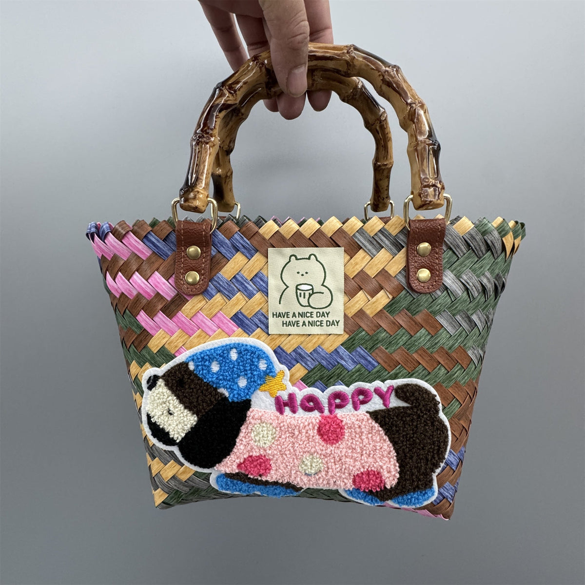 Playful and Handmade Basket Bag | TheKanta