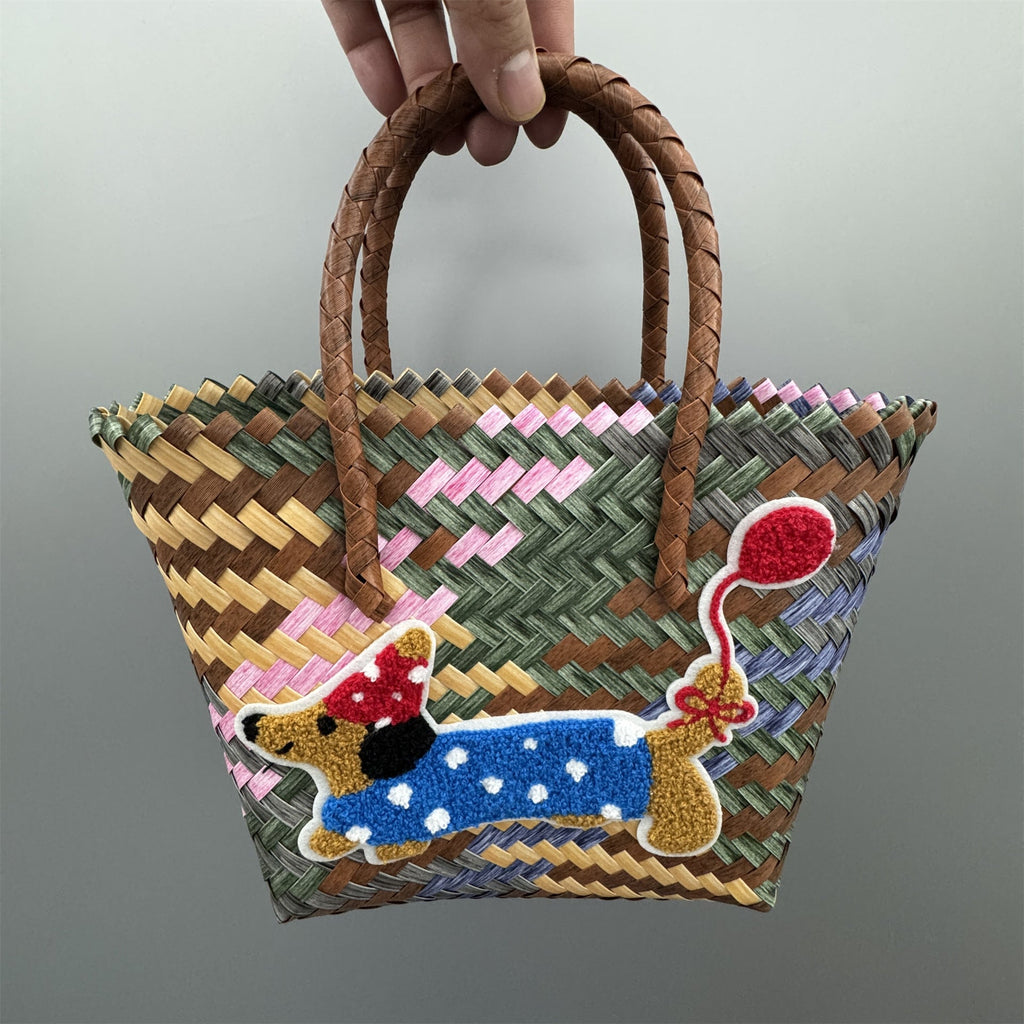 Playful and Handmade Basket Bag | TheKanta