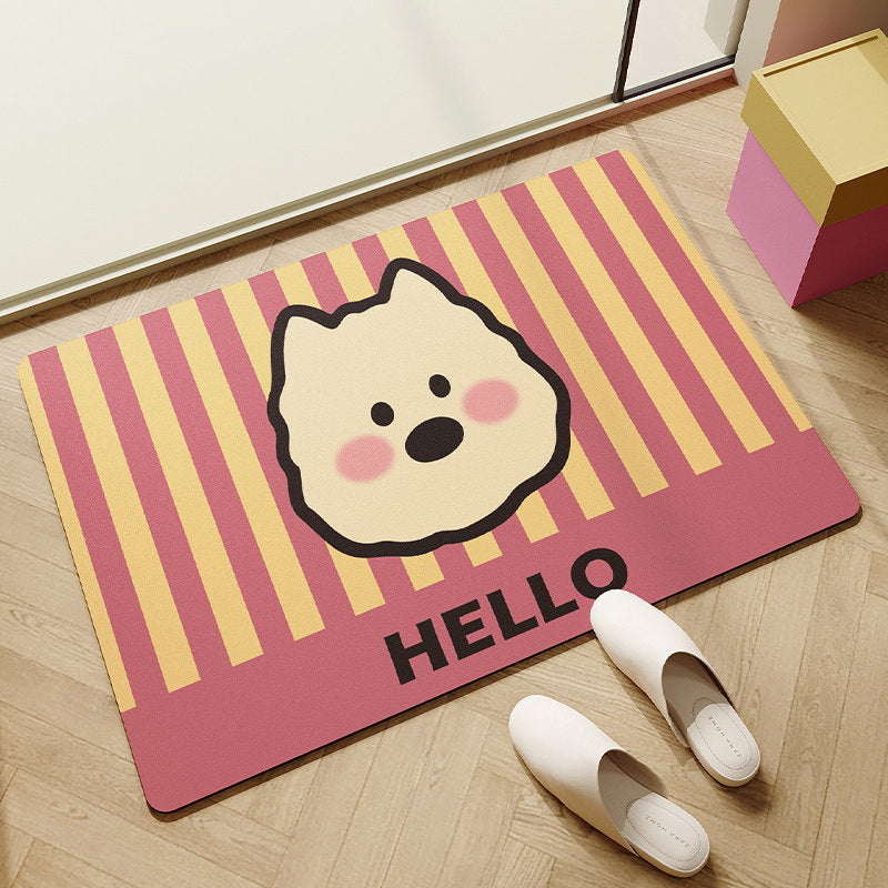 Playful Dog-Themed Welcome Mat | TheKanta