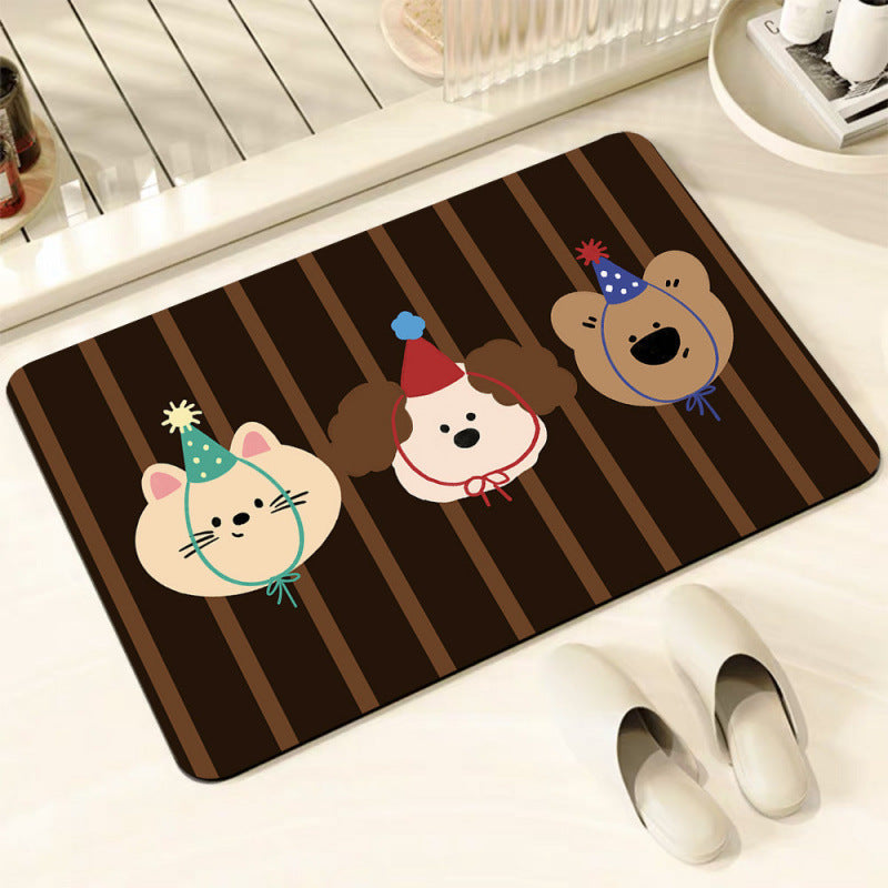 Playful Dog-Themed Welcome Mat | TheKanta