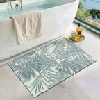 Plush Tropical-Themed Bath Mat | TheKanta