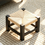 Pouf Soft Textile Wood | TheKanta