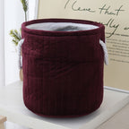 Practical Storage Basket Dark Red Coral | TheKanta