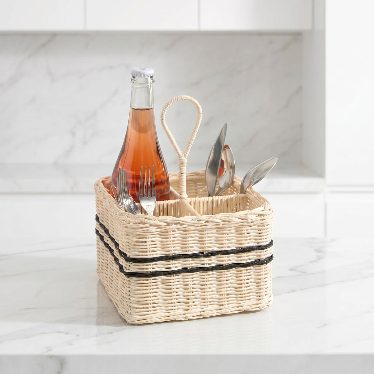 Practical Storage Basket with Compartments | TheKanta
