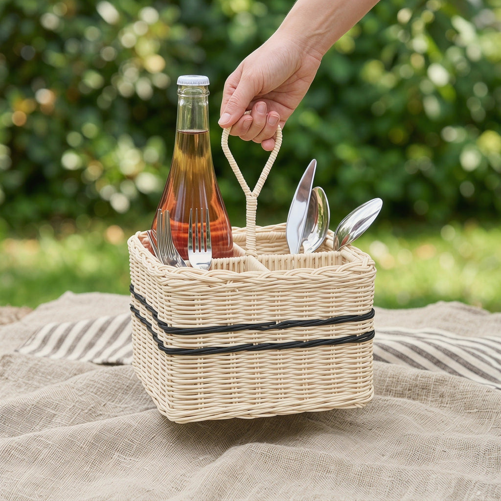 Practical Storage Basket with Compartments | TheKanta