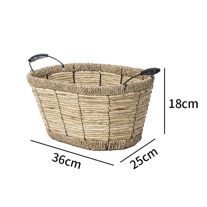 Practical Storage Basket with Stainless Steel Handles | TheKanta