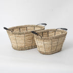Practical Storage Basket with Stainless Steel Handles | TheKanta