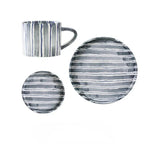 Quinnendo Three-Piece Cup & Plate Set