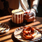 Quinnendo Three-Piece Cup & Plate Set