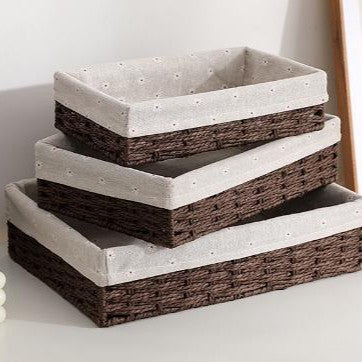 Rectangular Woven Storage Baskets | TheKanta
