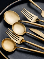 Relnura 24-Piece Cutlery Set