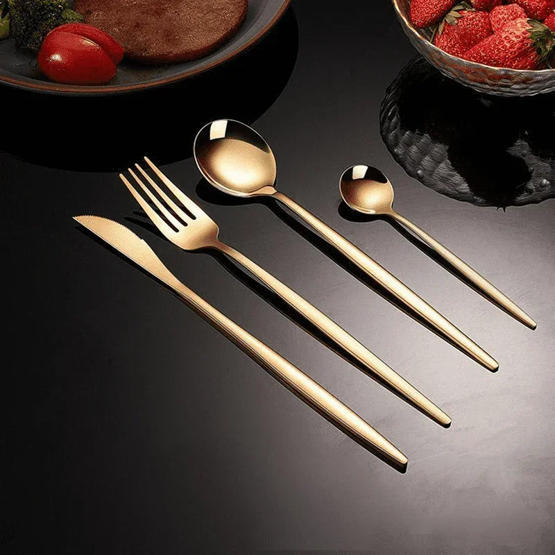 Relnura 24-Piece Cutlery Set