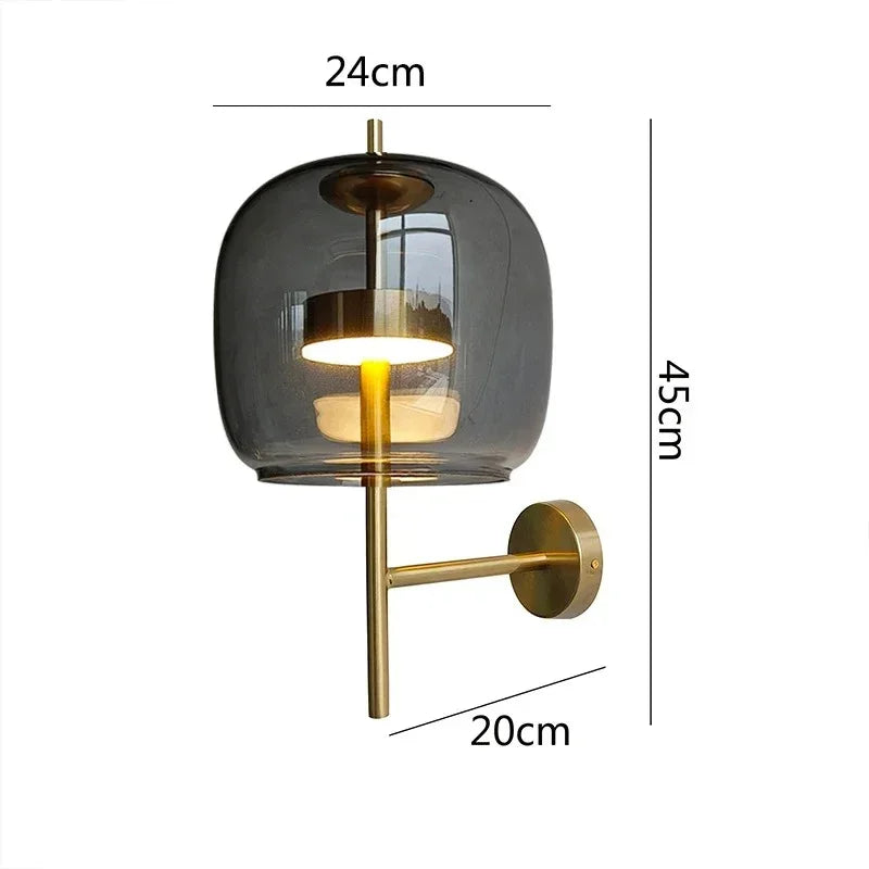 Reltira Glass Wall Lamp