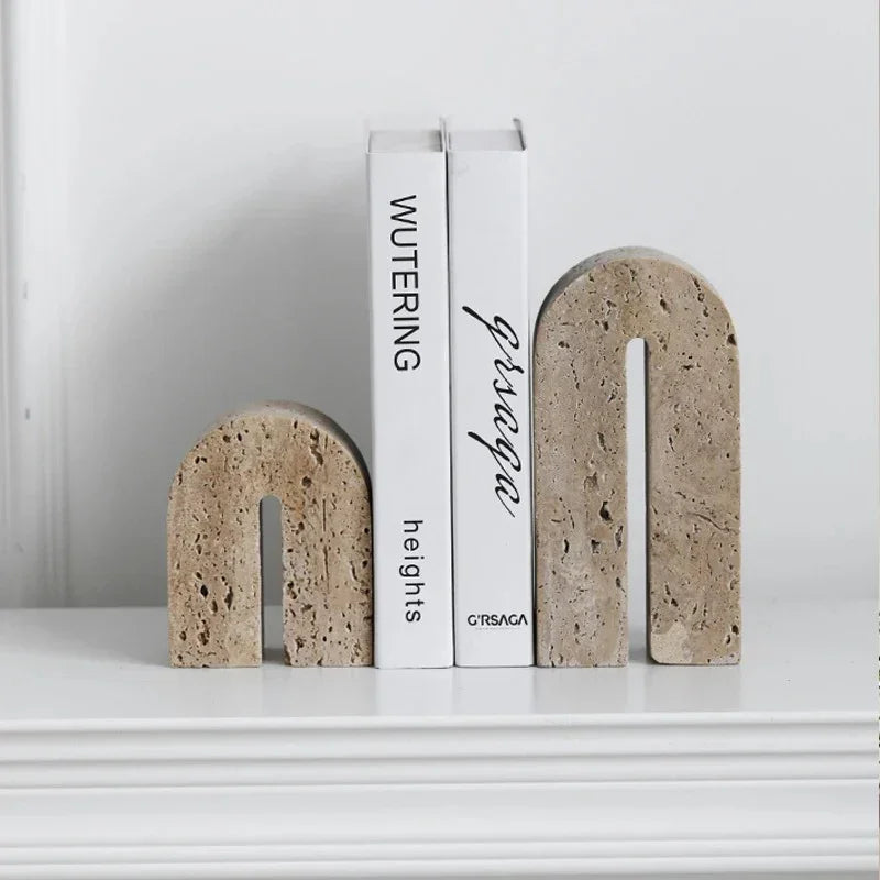 Renstendo Travertine Bridge Bookend