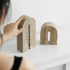 Renstendo Travertine Bridge Bookend