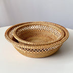 Round Braided Decoration Basket | TheKanta