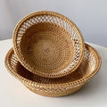 Round Braided Decoration Basket | TheKanta